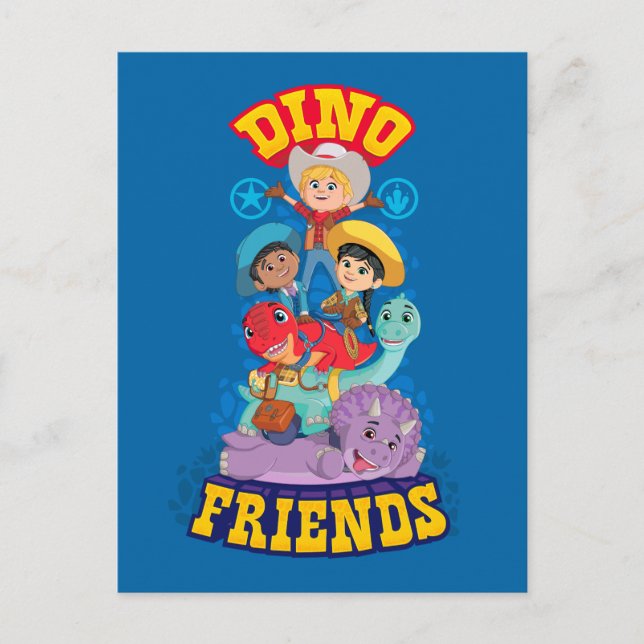 Carte Postale Dino Friends | Dino Ranch (Devant)