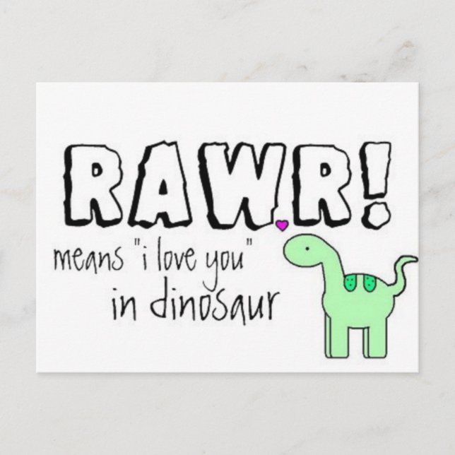 Carte Postale Dino Lingo (Devant)