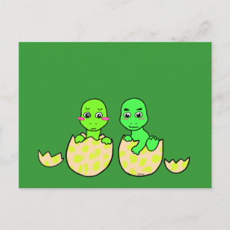 Carte Postale Dino Twins