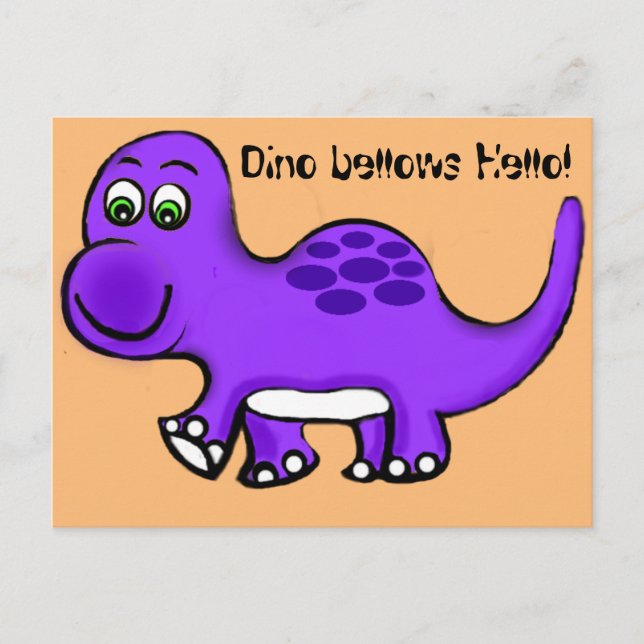 Carte postale Dinosaur Baby (Devant)