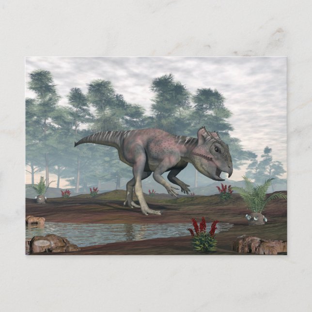 Carte Postale Dinosaure archaeoceratops (Devant)