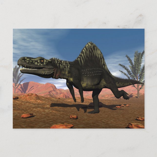 Carte Postale Dinosaure d'Arizonasaurus - rendu 3D (Devant)