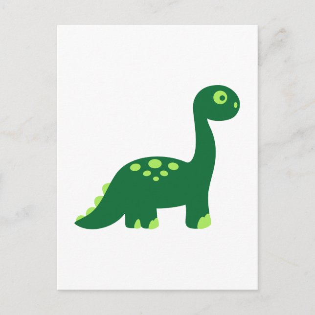 Carte Postale dinosaure de Brachiosaurus (Devant)