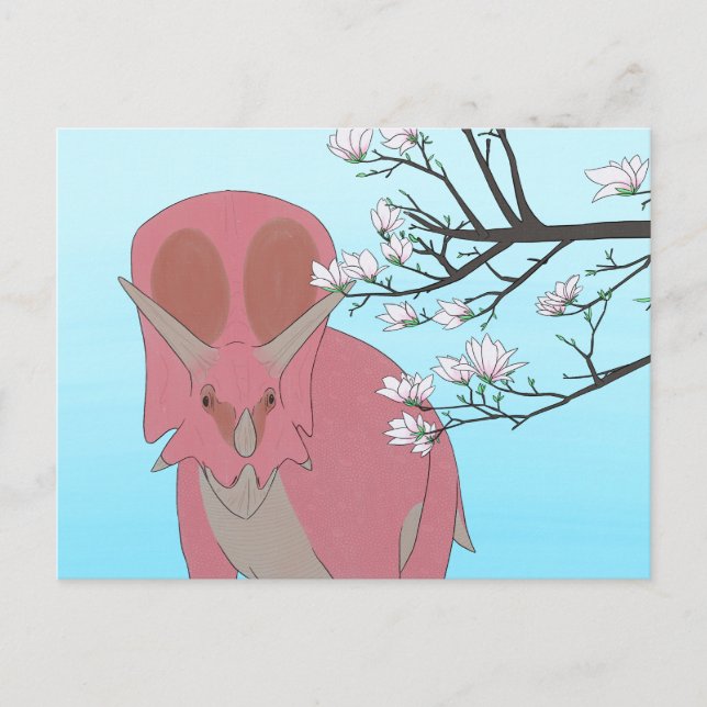 Carte postale Dinosaure - Torosaurus (Devant)