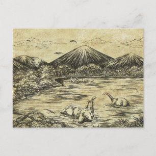 Carte Postale Dinosaures