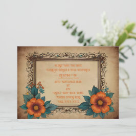 Carte postale d'invitation