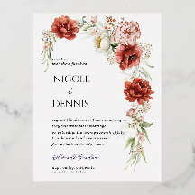 Carton d'invitation alu