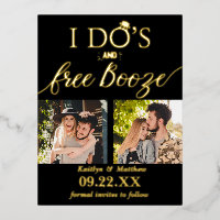 I Do's & Free Booze Modern Wedding Enregistrer la