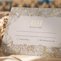Mariage RSVP Insérer Pimpernel victorien