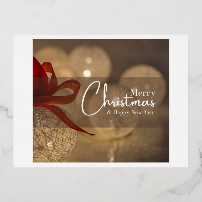 Carte postale d'invitation en aluminium (Recto)