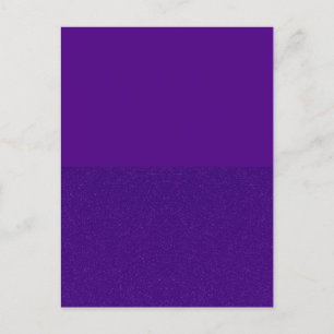 Carte postale d'invitation Paillettes Violettes –