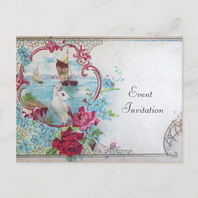 Carte postale d'invitation ROMANTICA (Devant)