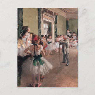Carte Postale Diplôme Ballet Peinture, Classe Old Ballet