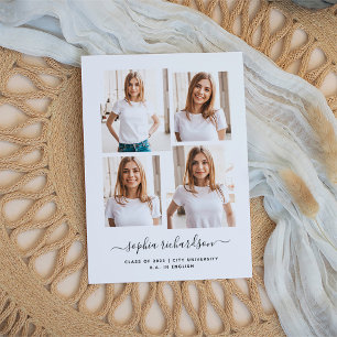 Carte Postale Diplômé   Conception de collection de quatre photo