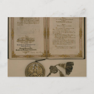 Carte Postale Diplôme Prince