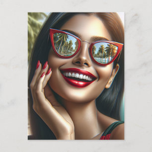 Carte Postale Dire Salut d'un séjour