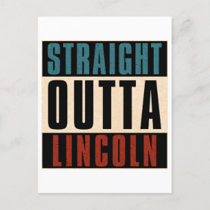Carte Postale Direct Outta Lincoln Nebraska NE