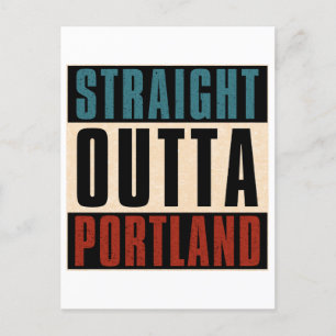 Carte Postale Directement à l'extérieur de Portland Oregon OR