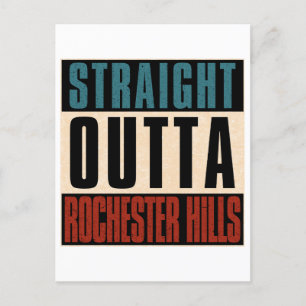 Carte Postale Directement à l'extérieur de Rochester Hills Michi