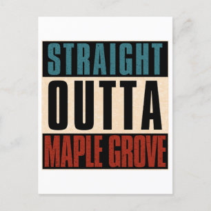 Carte Postale Directement en périphérie de Maple Grove Minnesota