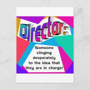 Carte Postale Directeur En charge ?