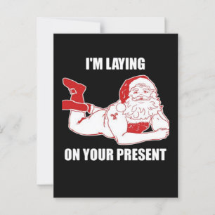 Carte Postale Dirty Bad Naughty Père Noël