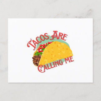 Carte Postale Diseño De Gastronomía Mexicana De Taco