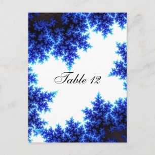 Carte Postale Disposition de table sur le thème de l'hiver