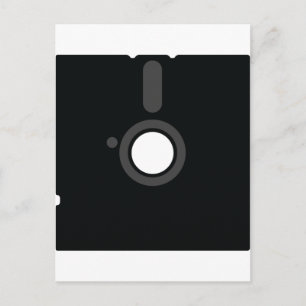 Carte Postale Disque disquette 5.5