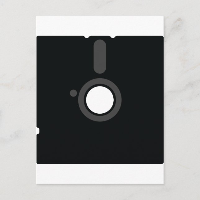 Carte Postale Disque disquette 5.5 (Devant)