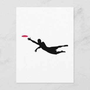 Carte Postale Disque golf frisbee