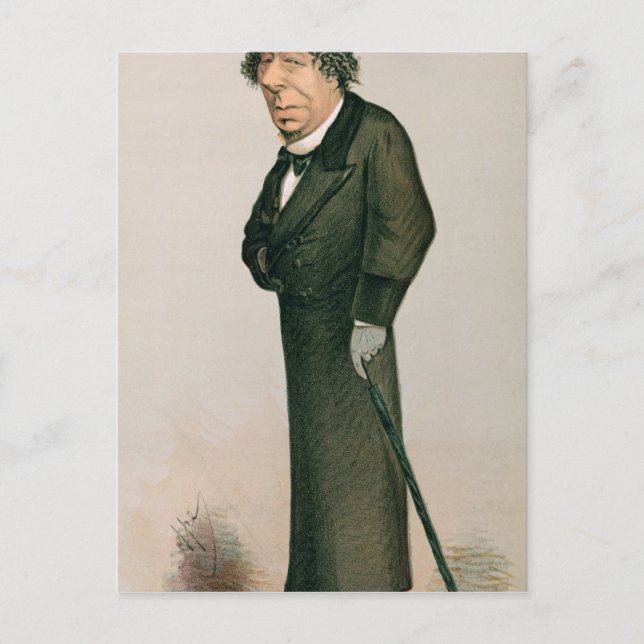 Carte Postale Disraeli, Benjamin (Devant)