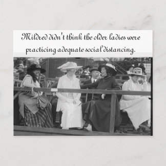 Carte postale Distances Sociales Adéquates