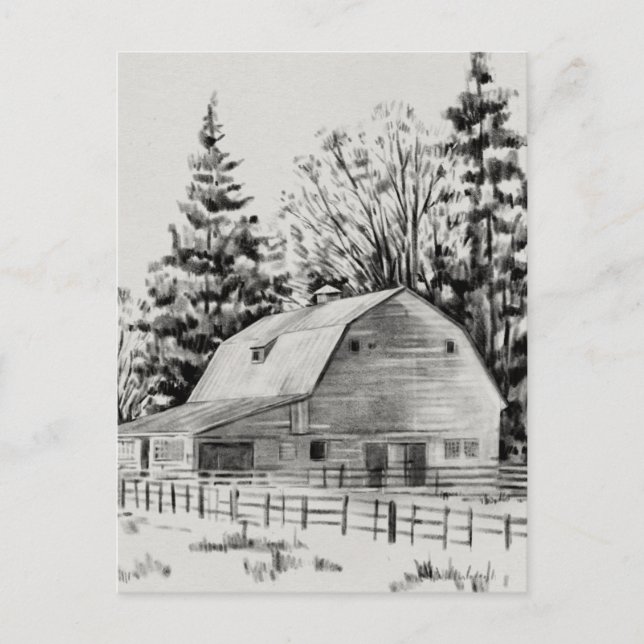 Carte Postale Distant Barre Sketch I (Devant)