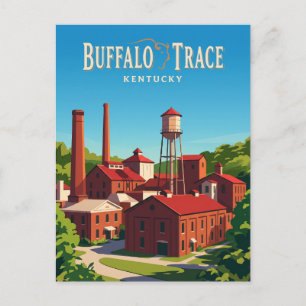 Carte Postale Distillerie Buffalo Trace USA
