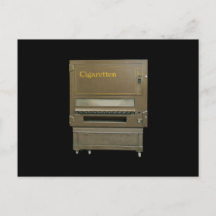 Carte Postale Distributeur de cigarettes vintage