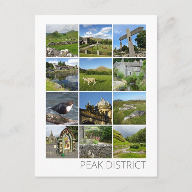 Carte Postale District de Peak (Devant)