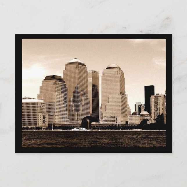 Carte Postale District financier de NYC (Devant)