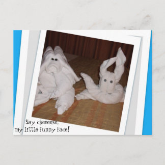 Carte Postale Dites Cheeeseee mon petit visage drôle !