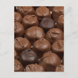 Carte Postale Dites-le avec du chocolat !