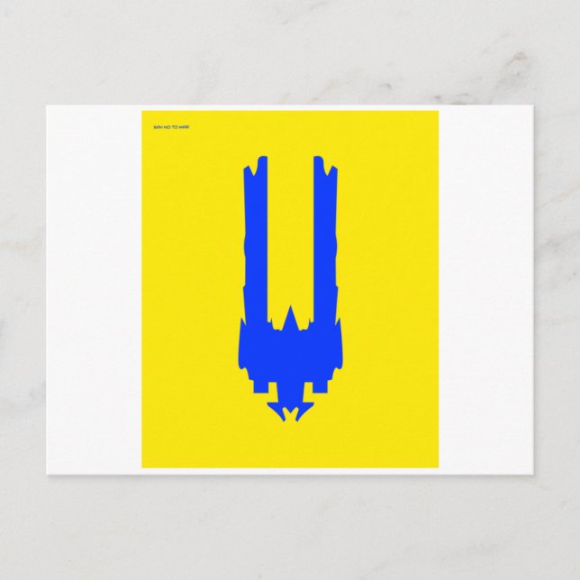 CARTE POSTALE DITES NON À LA GUERRE (Devant)