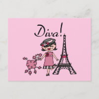 Diva des cheveux noirs