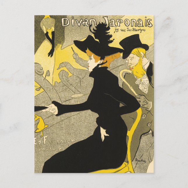 Carte postale : Divan Japonais par Toulouse-Lautre (Devant)
