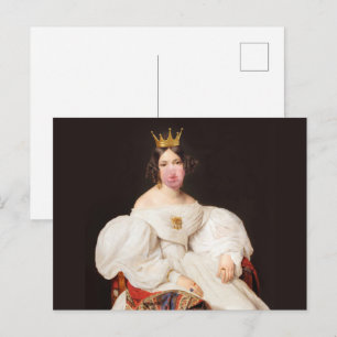Carte Postale Divine Chewing-Gum Royale
