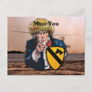 Carte Postale Division de cavalerie 1ère de l'Air de la drague i