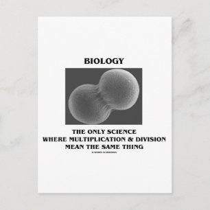 Carte Postale Division des sciences de la biologie Multiplicatio