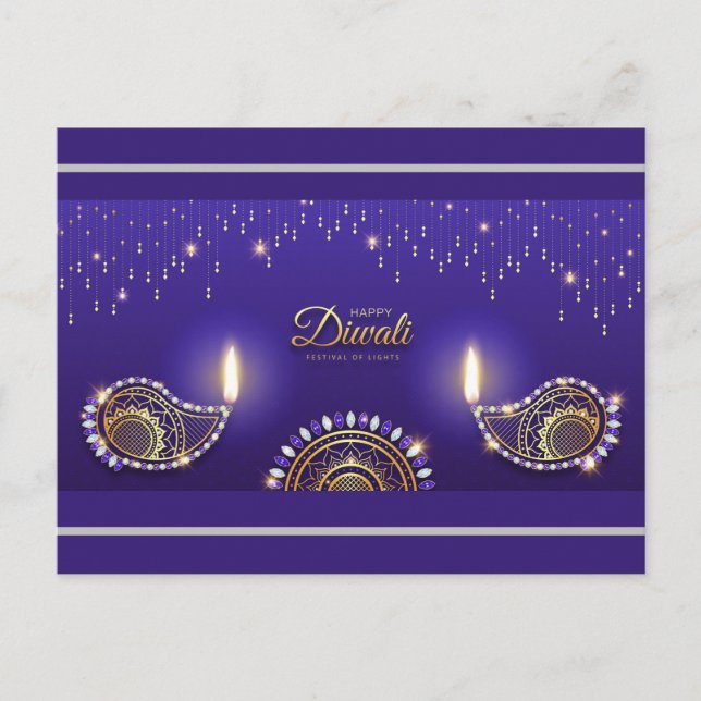 Carte postale Diwali (Devant)