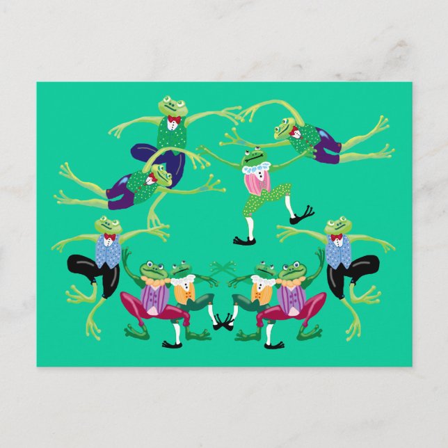 Carte Postale Dix seigneurs un saut (Devant)