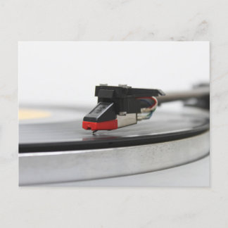 Carte Postale DJ Vinyl Vintage