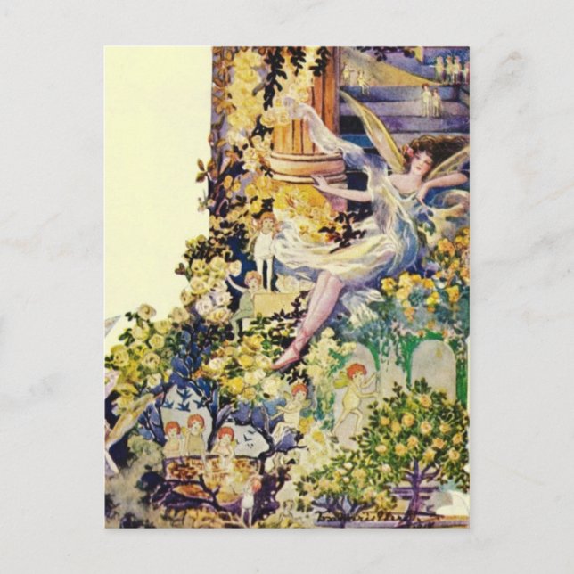 Carte Postale Djer Kiss Parisienne Fairies De Parfums (Devant)